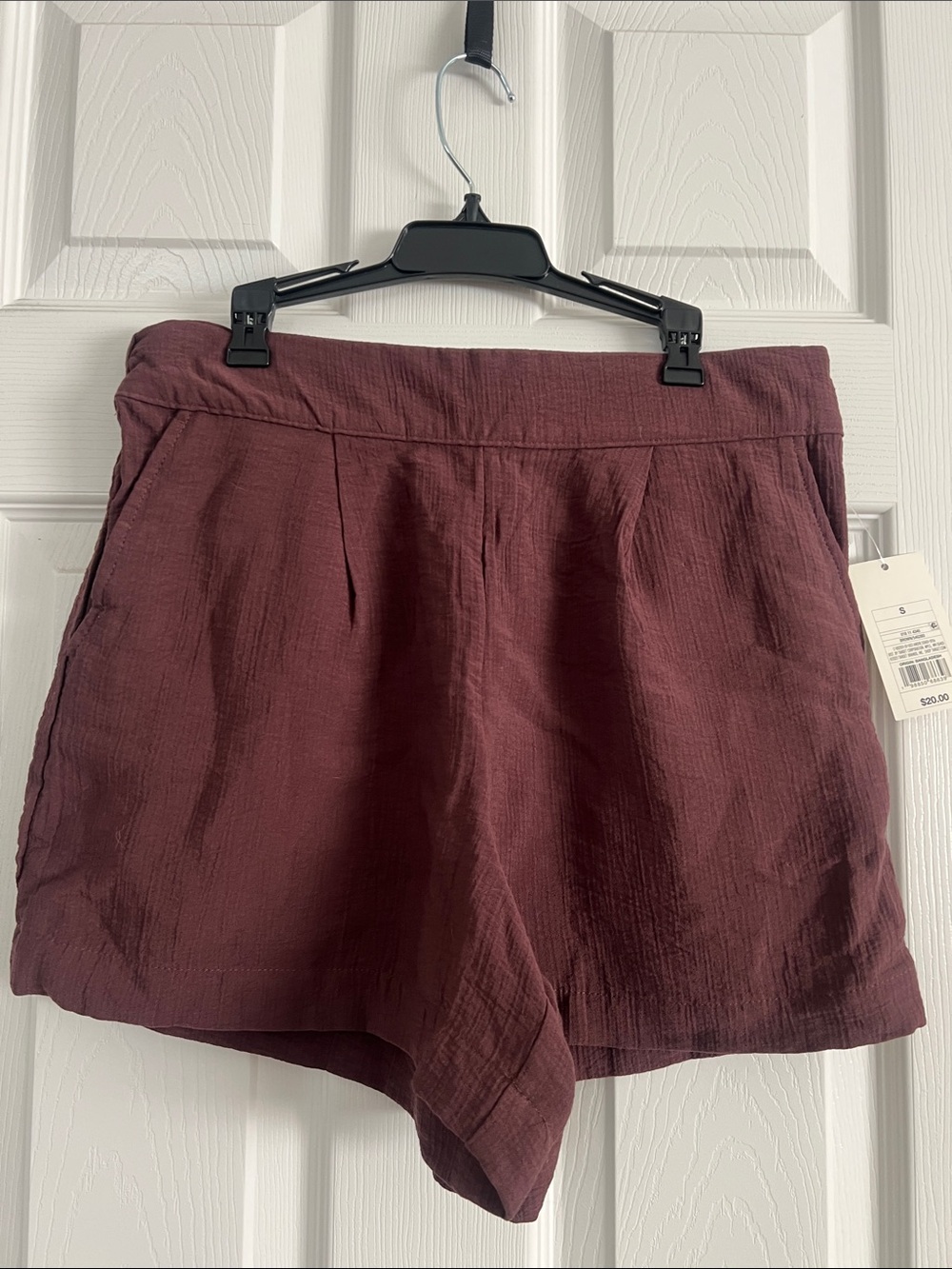 High-Waist Women's Shorts in brown